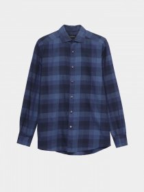 Сорочка повсякденна Zegna модель SH313457_Синій Фото