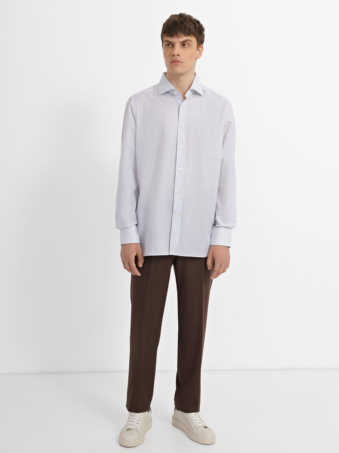 Рубашка Zegna модель SH8527_Блакитний Фото