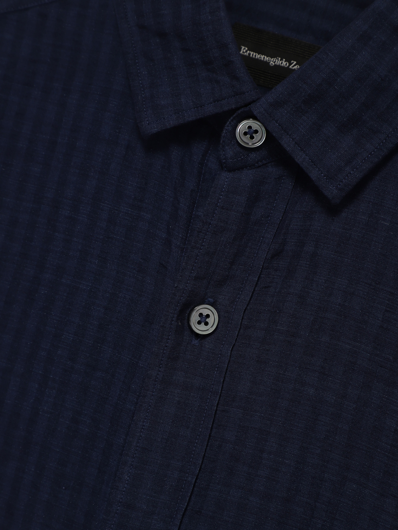 Рубашка повседневная Zegna модель SH8639_Синій Фото