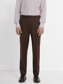 Деловой костюм Zegna модель ST308379_Коричневий Фото