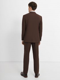 Деловой костюм Zegna модель ST308379_Коричневий Фото