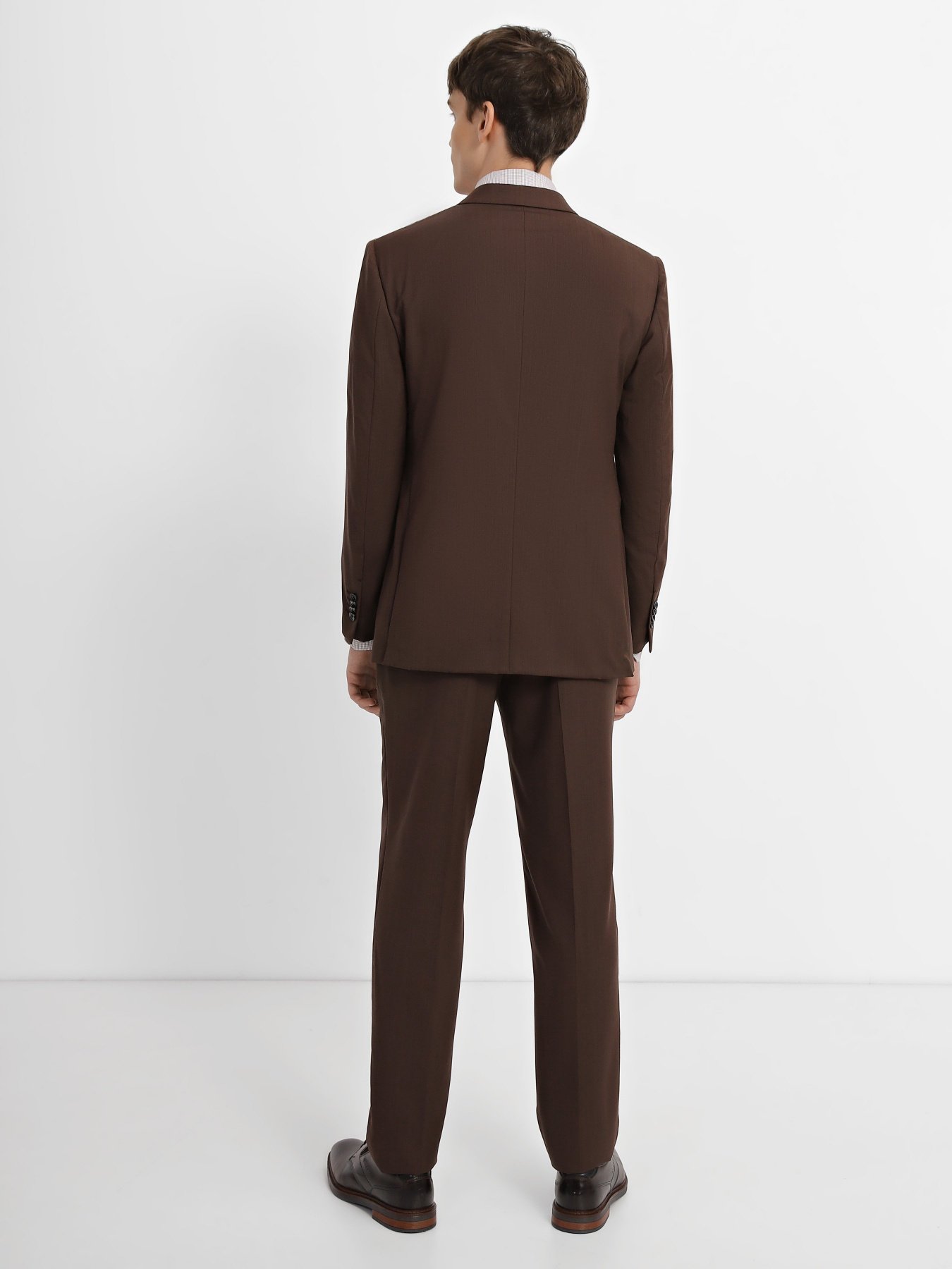 Діловий костюм Zegna модель ST308379_Коричневий Фото