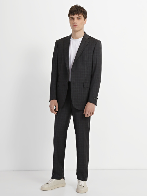Деловой костюм Zegna модель ST308526_Сірий Фото