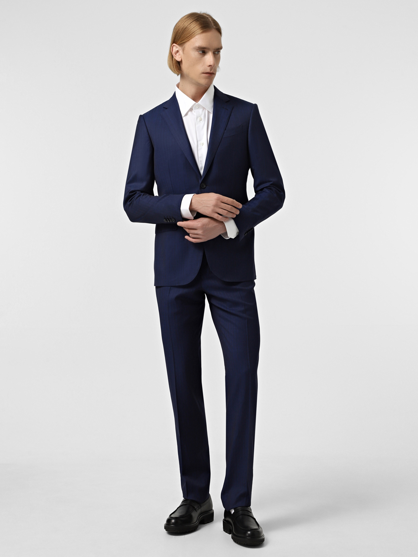 Діловий костюм Zegna модель ST308533_Синій Фото