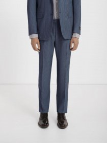 Деловой костюм Zegna модель ST8531_Синій Фото