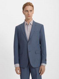 Діловий костюм Zegna модель ST8531_Синій Діловий костюм Zegna модель ST8531_Синій Фото
