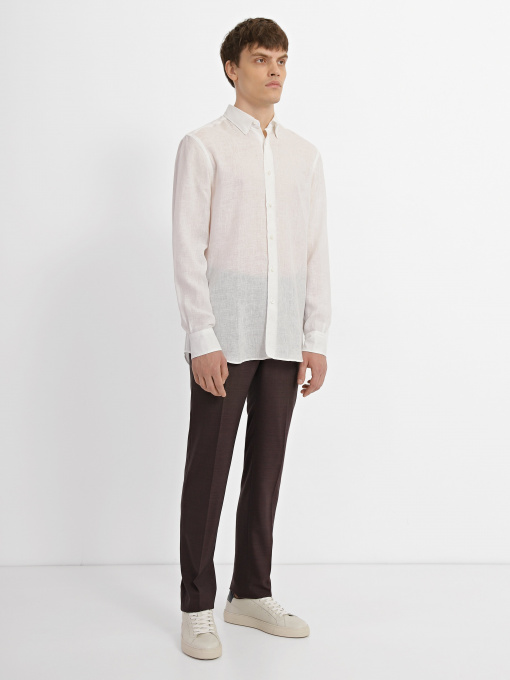 Брюки классические Zegna модель TR305895_Фіолетовий Фото