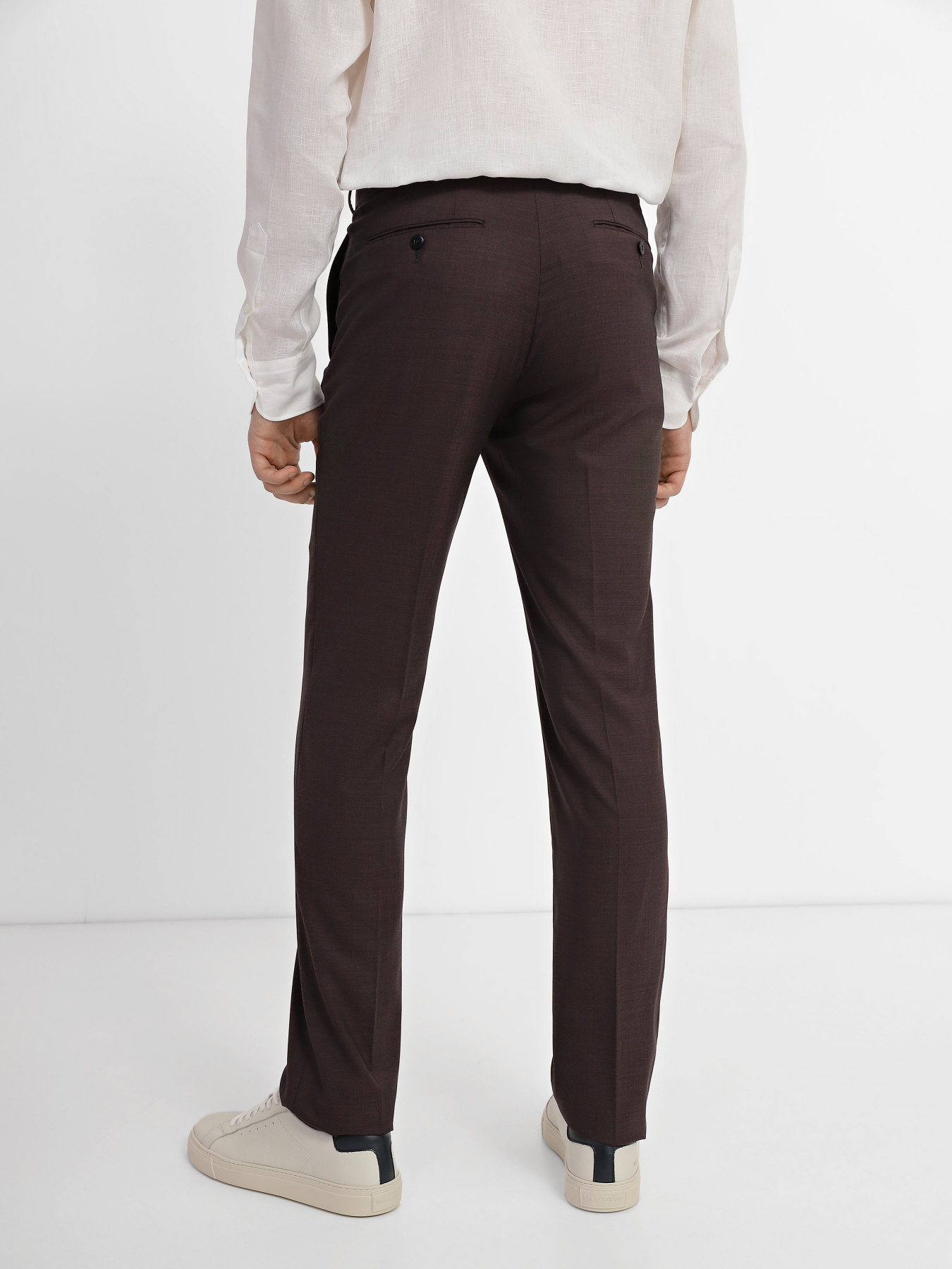 Классические штаны Zegna модель TR305895_Фіолетовий Фото