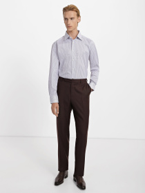 Брюки классические Zegna модель TR307009_Коричневий Фото