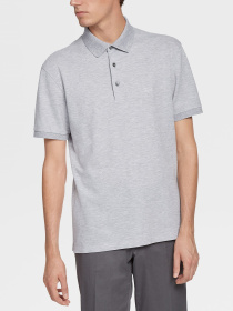 Поло Zegna модель KN310346_Сірий Поло Zegna модель KN310346_Сірий Фото