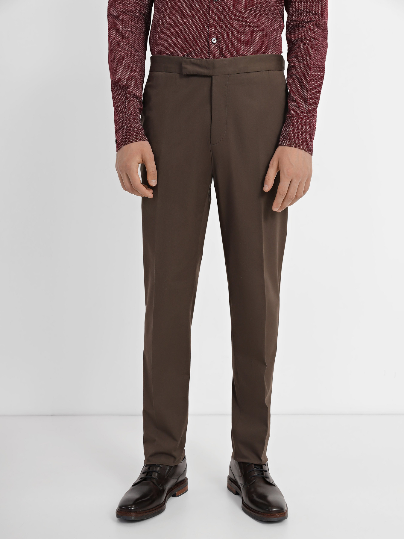 Брюки классические Zegna модель TR308293_Коричневий Фото