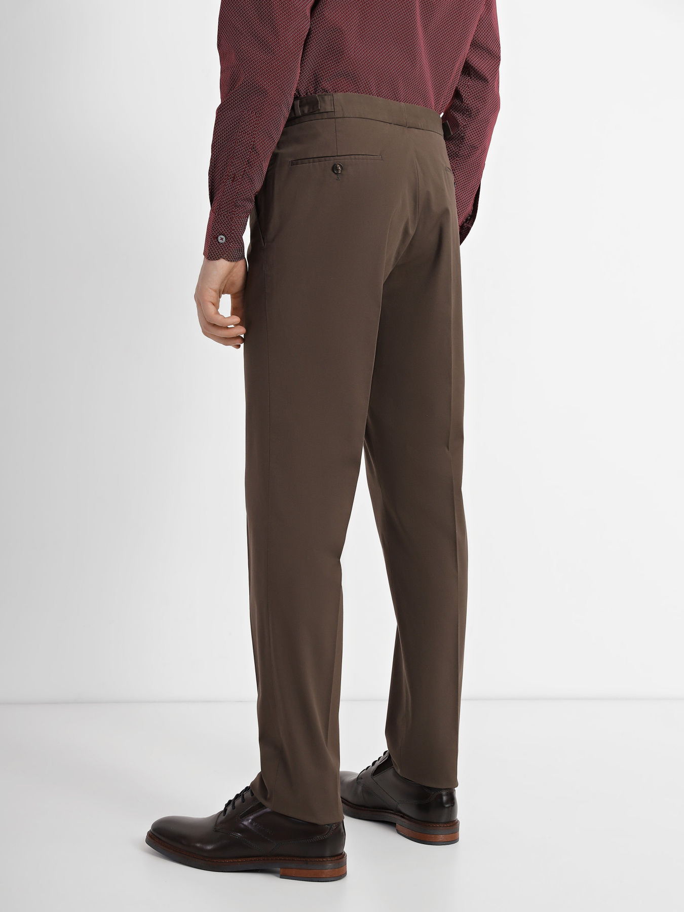 Брюки классические Zegna модель TR308293_Коричневий Фото