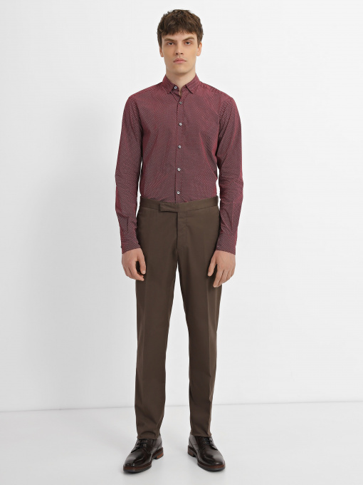 Брюки классические Zegna модель TR308293_Коричневий Фото