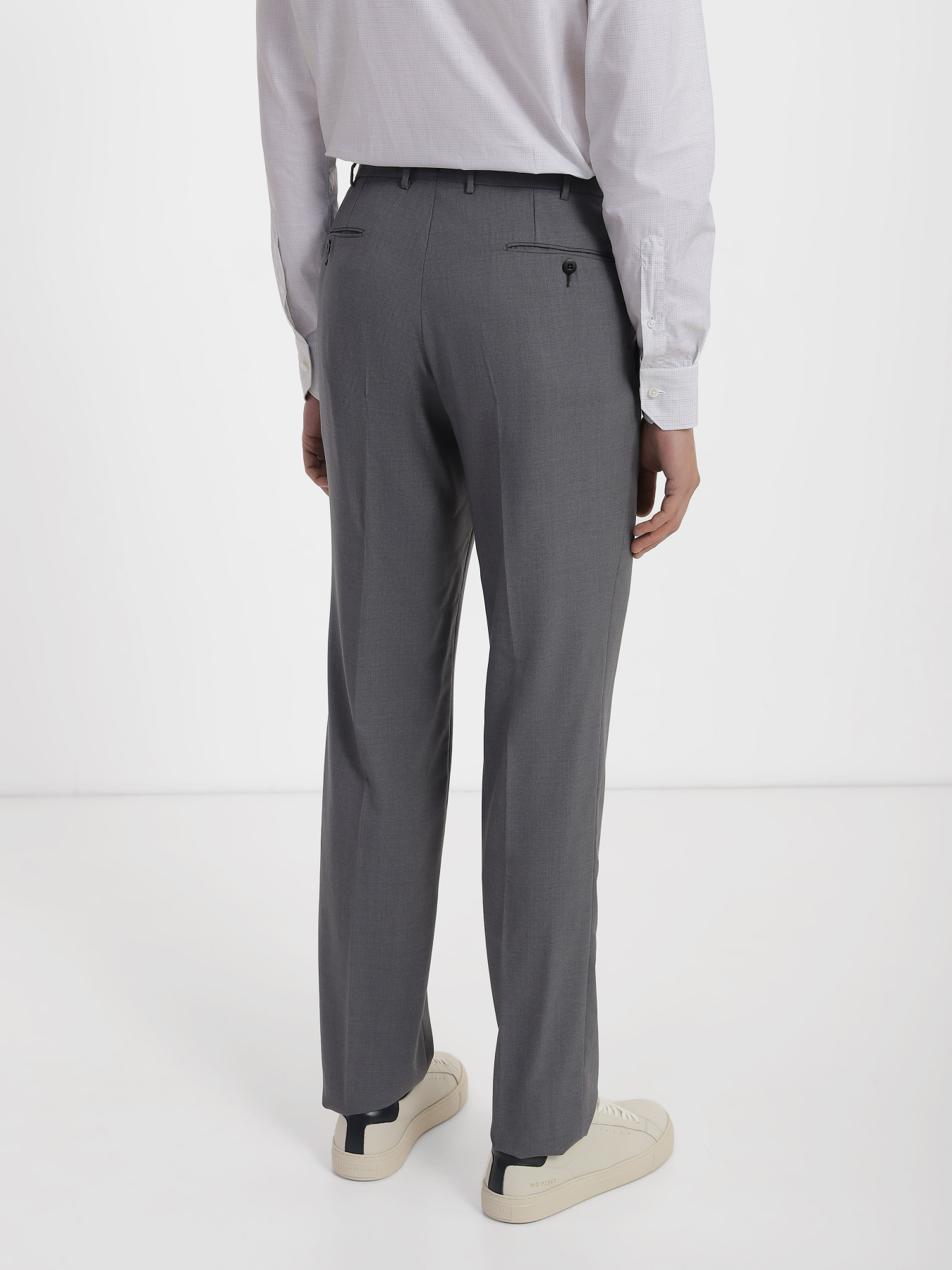 Классические штаны Zegna модель TR308385_Сірий Фото