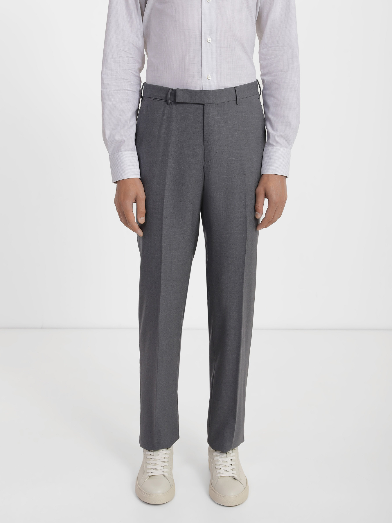 Классические штаны Zegna модель TR308385_Сірий Фото