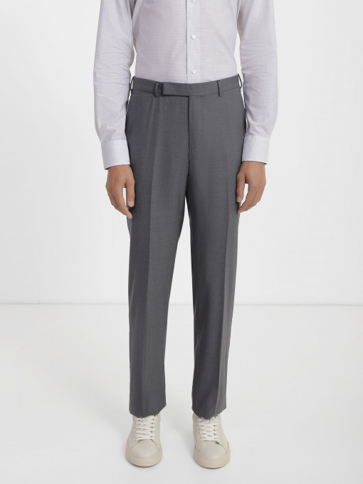 Классические штаны Zegna модель TR308385_Сірий Фото