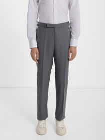 Классические штаны Zegna модель TR308385_Сірий Фото