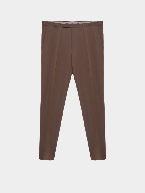 Брюки классические Zegna модель TR308527_Коричневий Фото