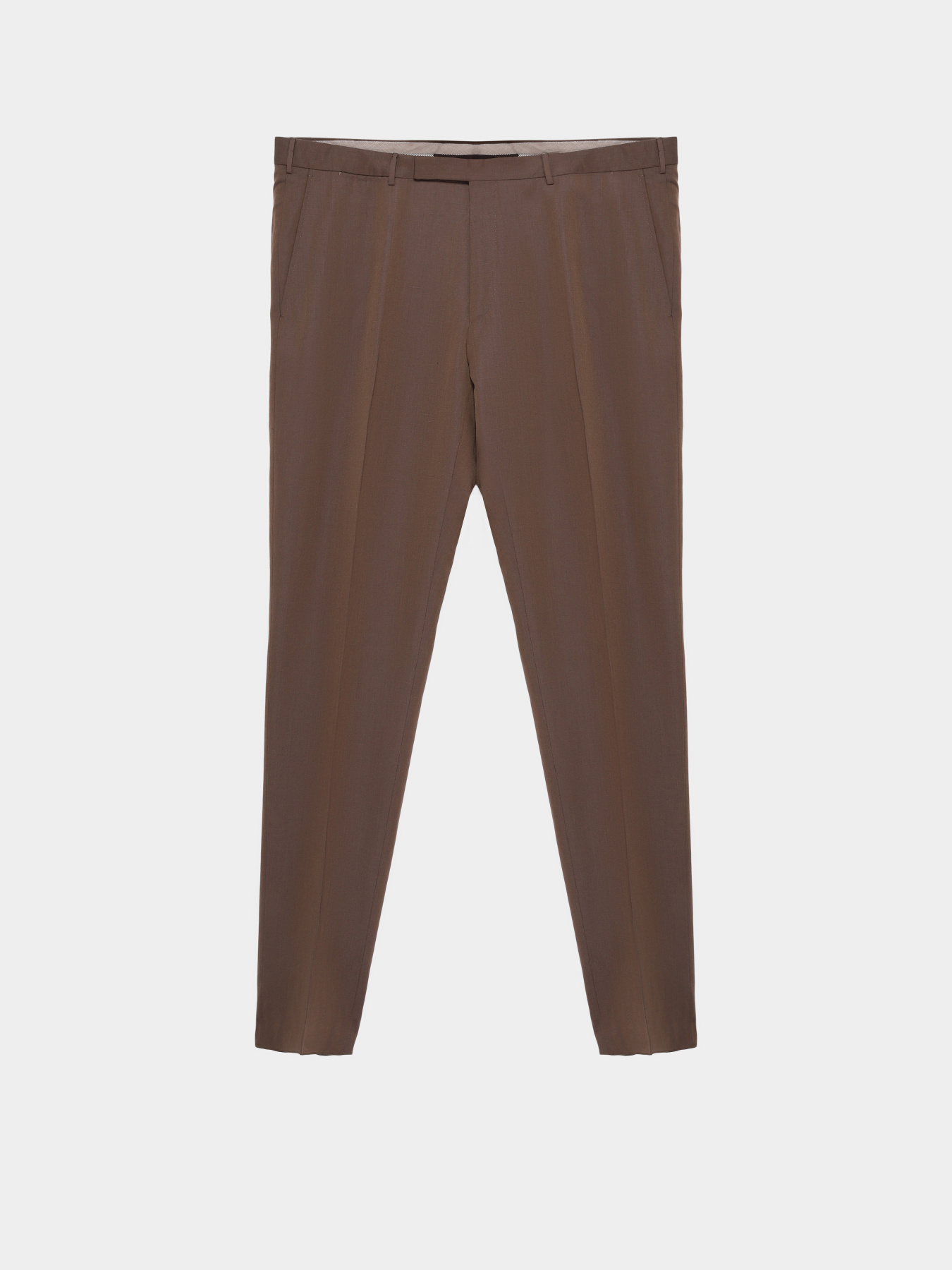 Класичні штани Zegna модель TR308527_Коричневий Фото