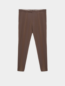 Класичні штани Zegna модель TR308527_Коричневий Фото