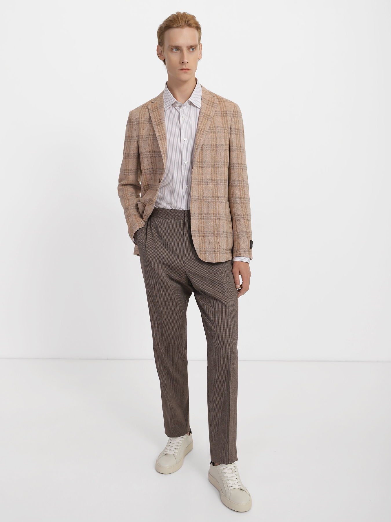 Брюки классические Zegna модель TR308899_Синій Фото