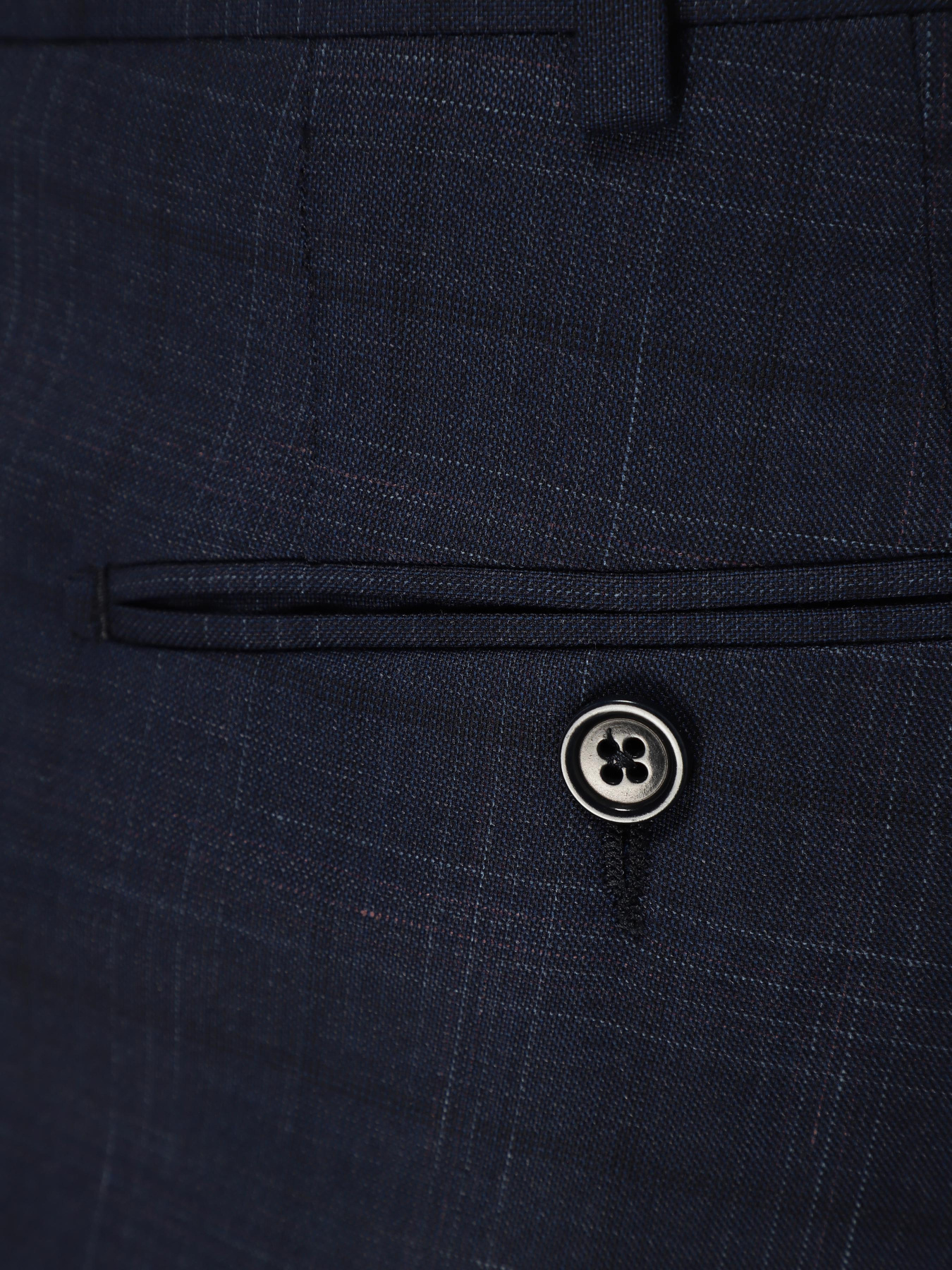 Классические штаны Zegna модель TR310422_Синій Фото