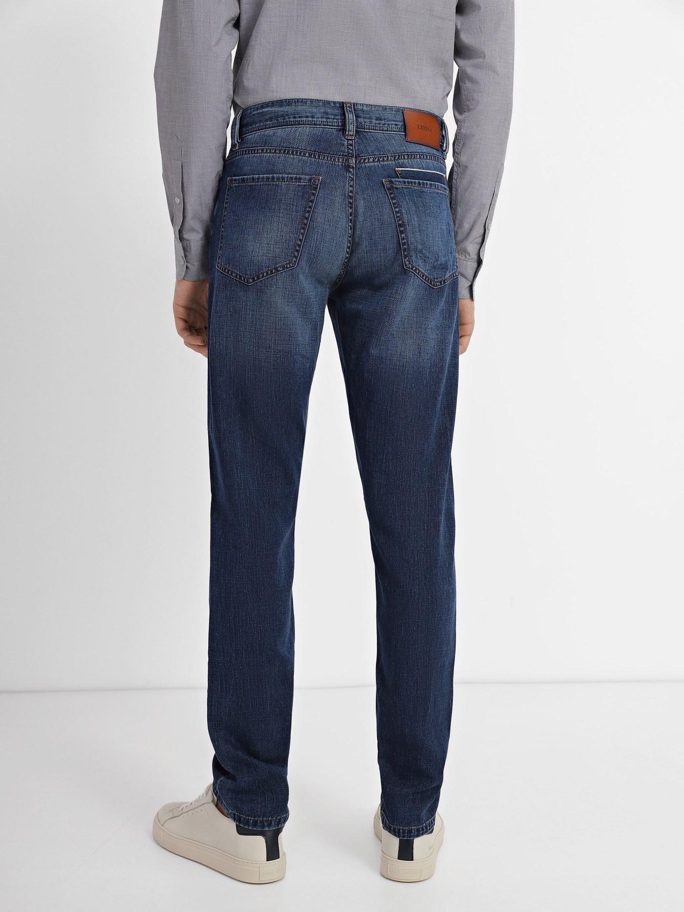 Прямі джинси Zegna модель TR310728_Синій Фото