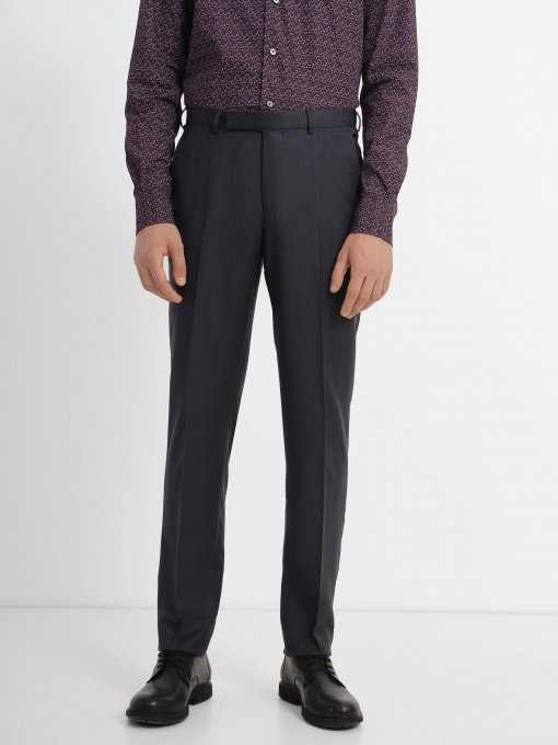 Класичні штани Zegna модель TR312381_Синій Фото