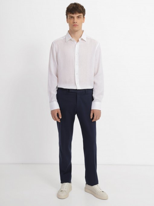 Брюки классические Zegna модель TR313072_Синій Фото