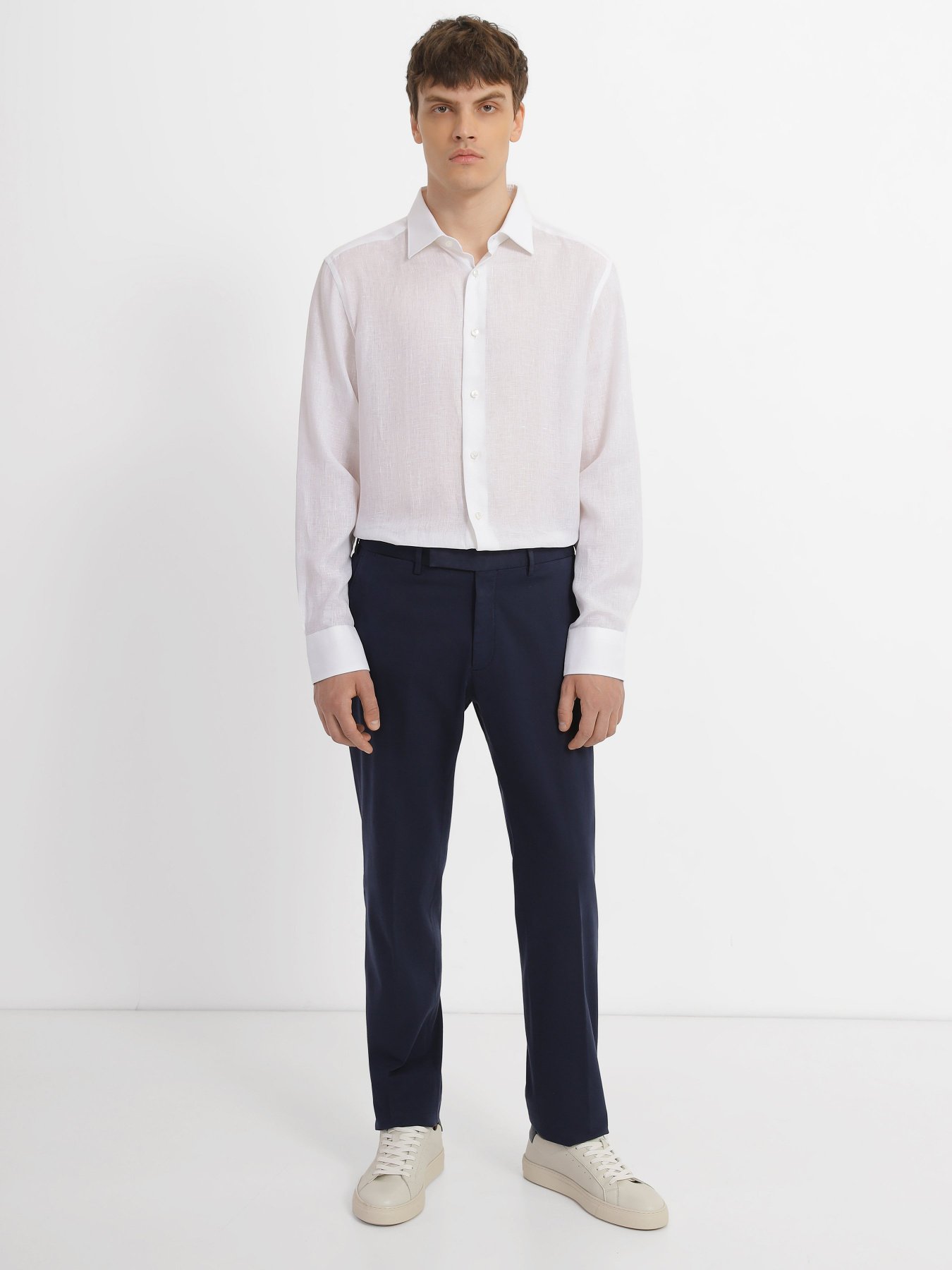 Классические штаны Zegna модель TR313072_Синій Фото