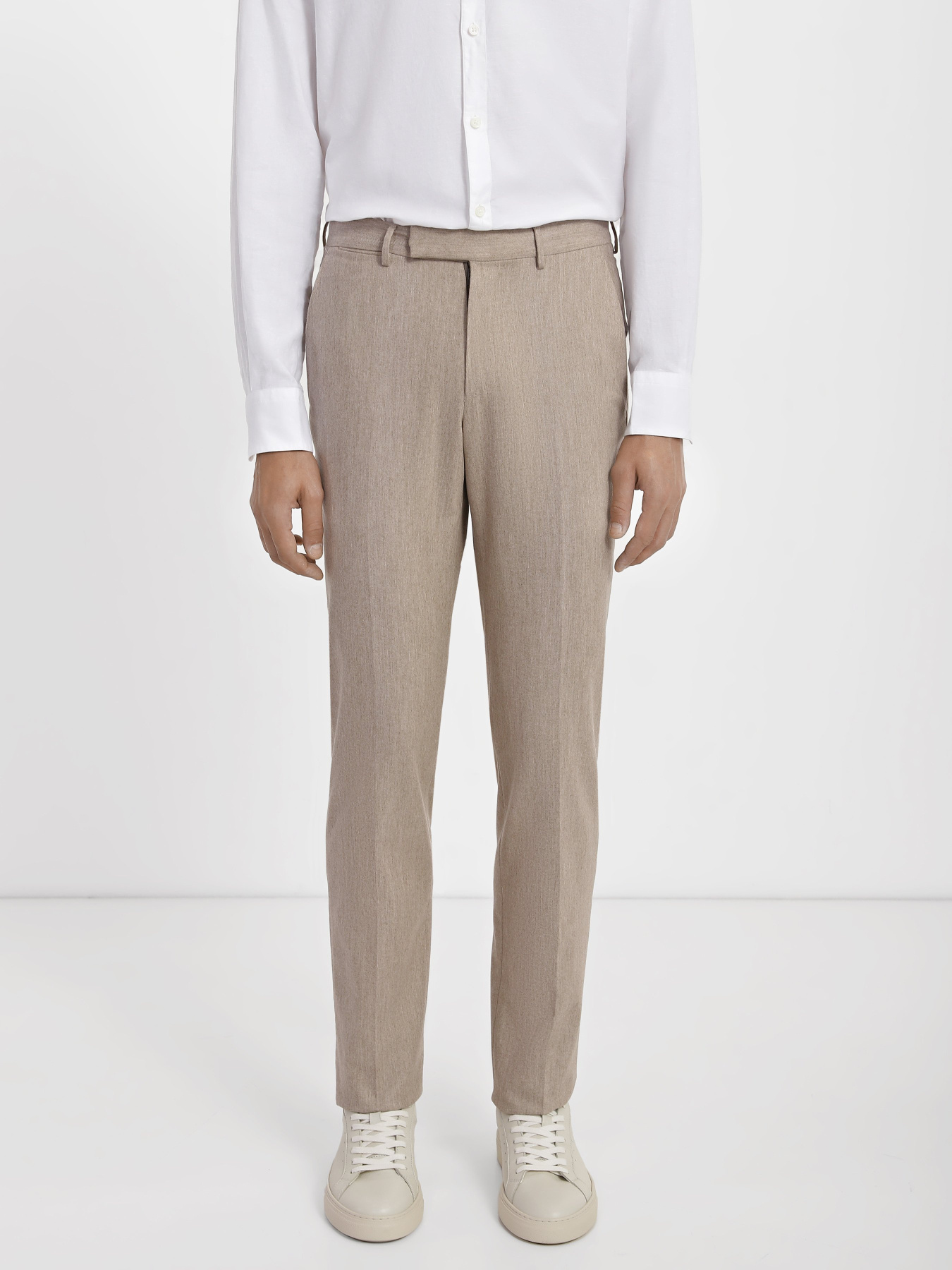 Брюки классические Zegna модель TR313083_Бежевий Фото