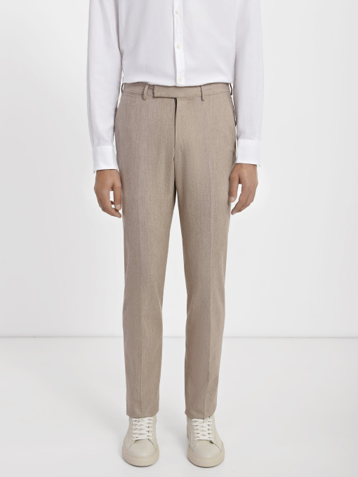 Брюки классические Zegna модель TR313083_Бежевий Фото