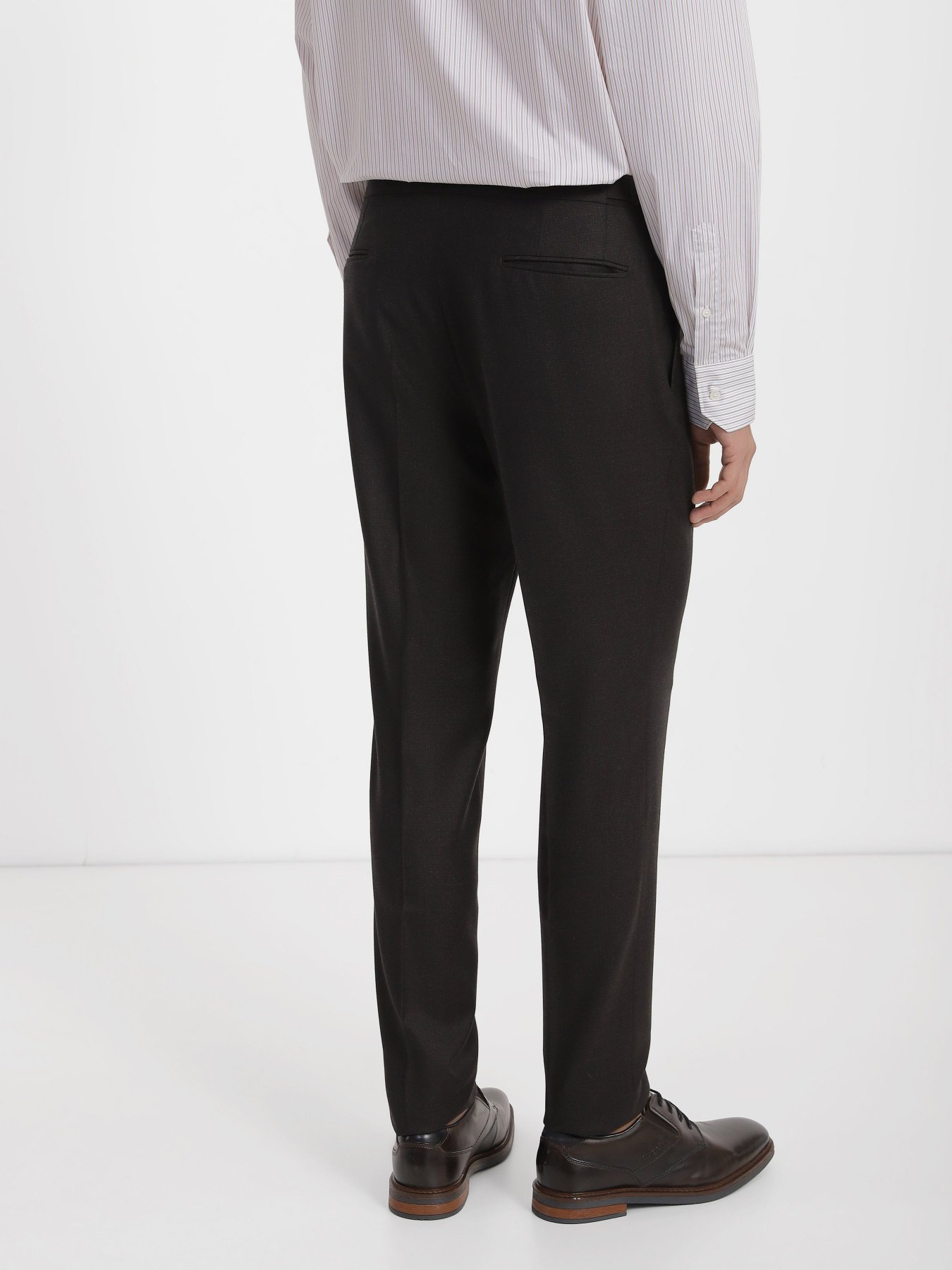 Брюки классические Zegna модель TR313453_Коричневий Фото