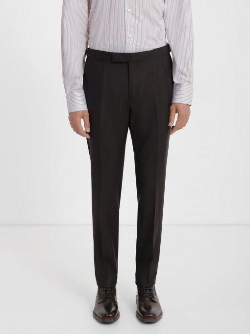 Класичні штани Zegna модель TR313453_Коричневий Фото