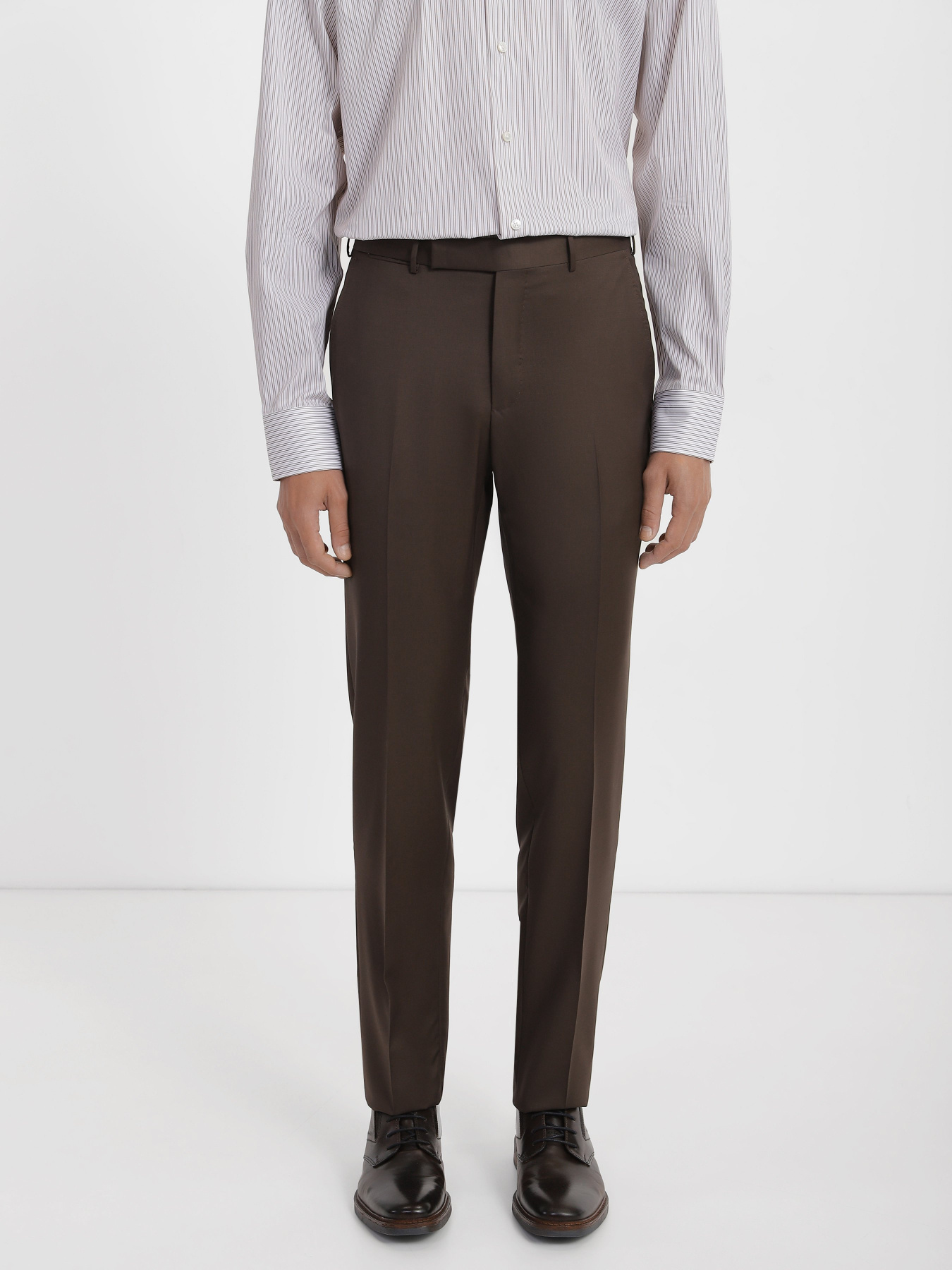 Штани класичні Zegna модель TR313966_Коричневий Фото