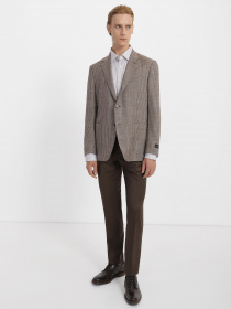 Штани класичні Zegna модель TR313966_Коричневий Фото