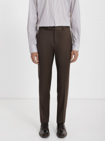 Штани класичні Zegna модель TR313966_Коричневий Фото