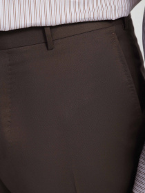 Классические штаны Zegna модель TR313966_Коричневий Фото