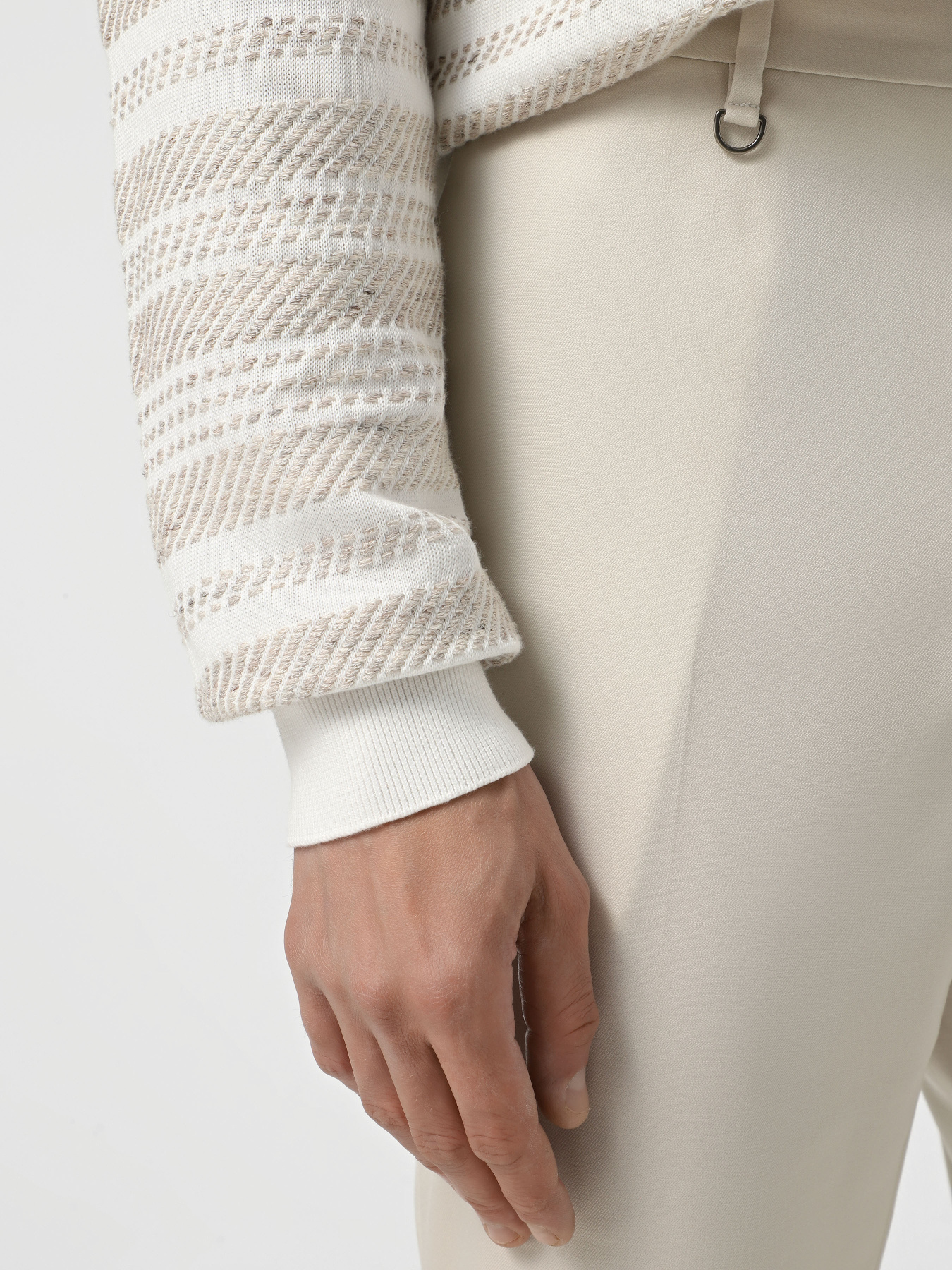 Повседневные штаны Zegna модель TR313968_Білий Фото