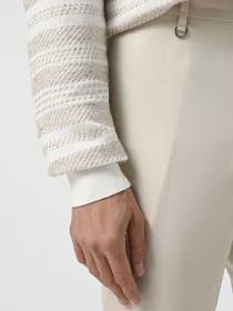 Повседневные штаны Zegna модель TR313968_Білий Фото