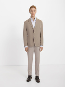 Классические штаны Zegna модель TR315296_Сірий Фото