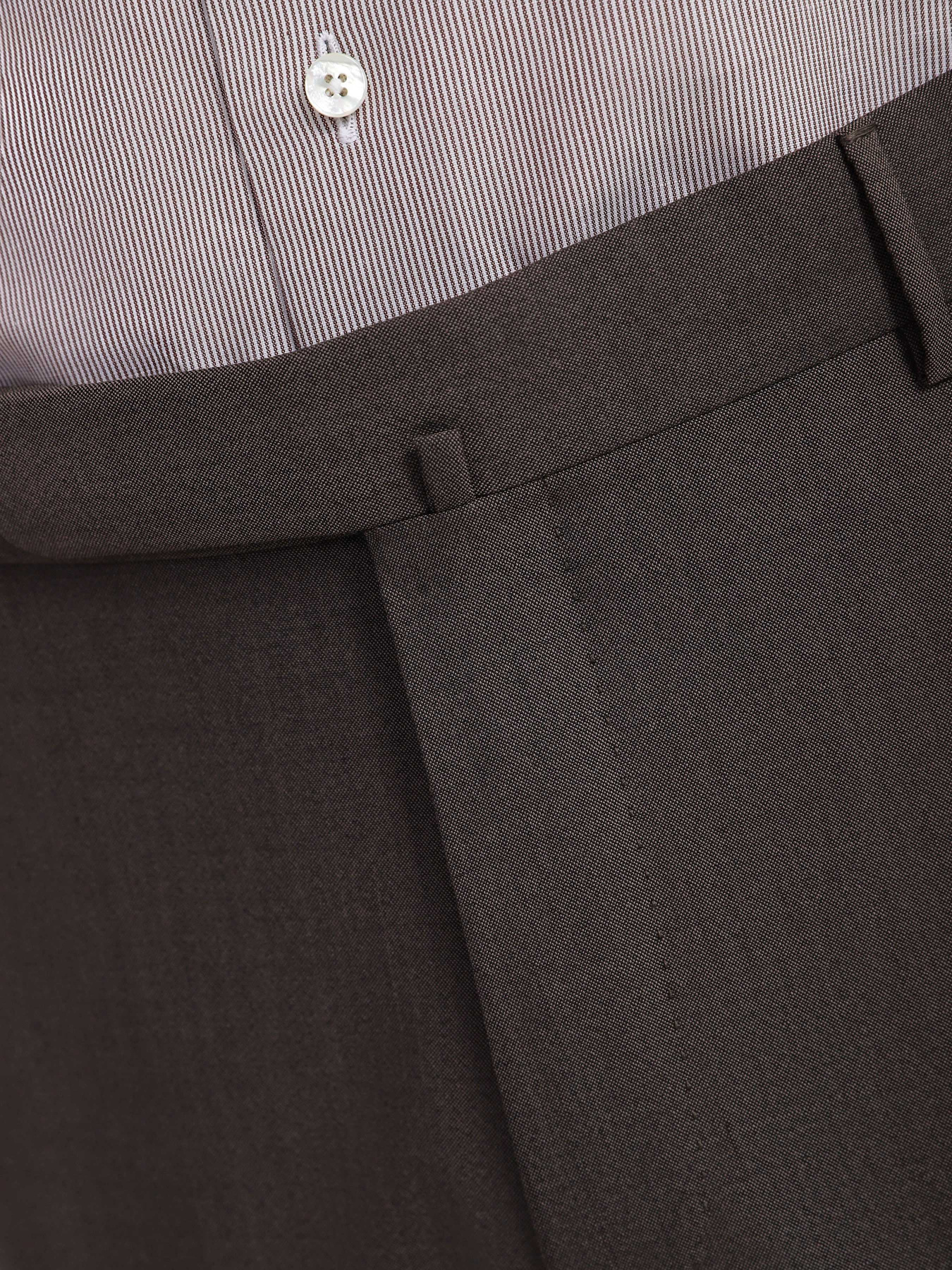 Класичні штани Zegna модель TR8567_Коричневий Фото