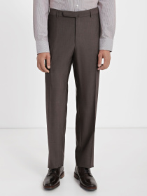 Класичні штани Zegna модель TR8567_Коричневий Фото