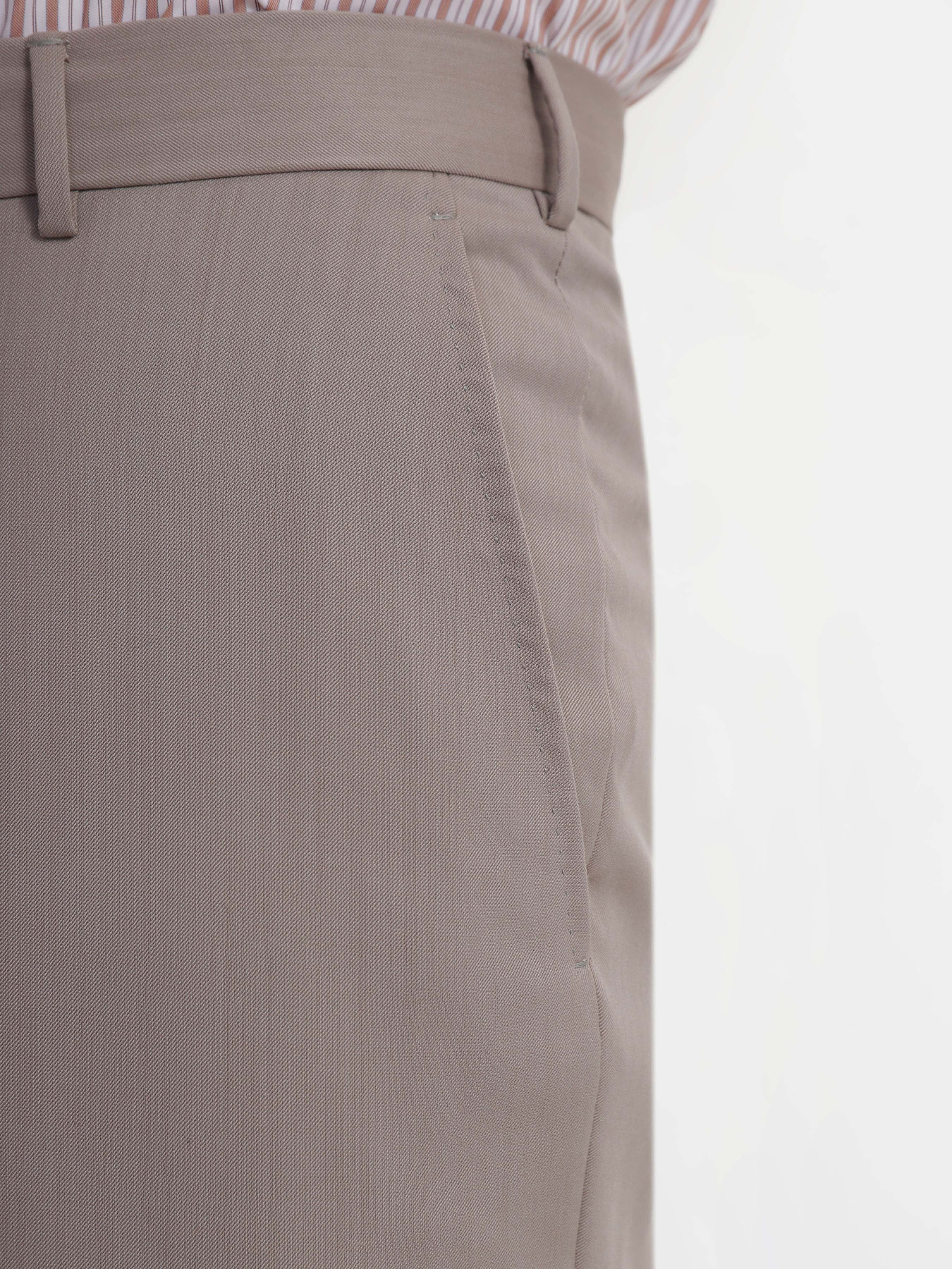 Брюки классические Zegna модель TR8578_Коричневий Фото