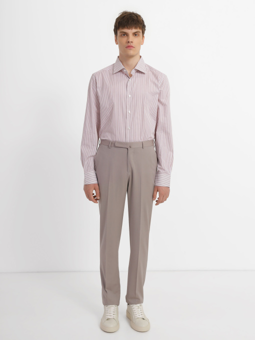 Классические штаны Zegna модель TR8578_Коричневий Фото