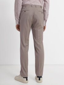 Классические штаны Zegna модель TR8578_Коричневий Фото