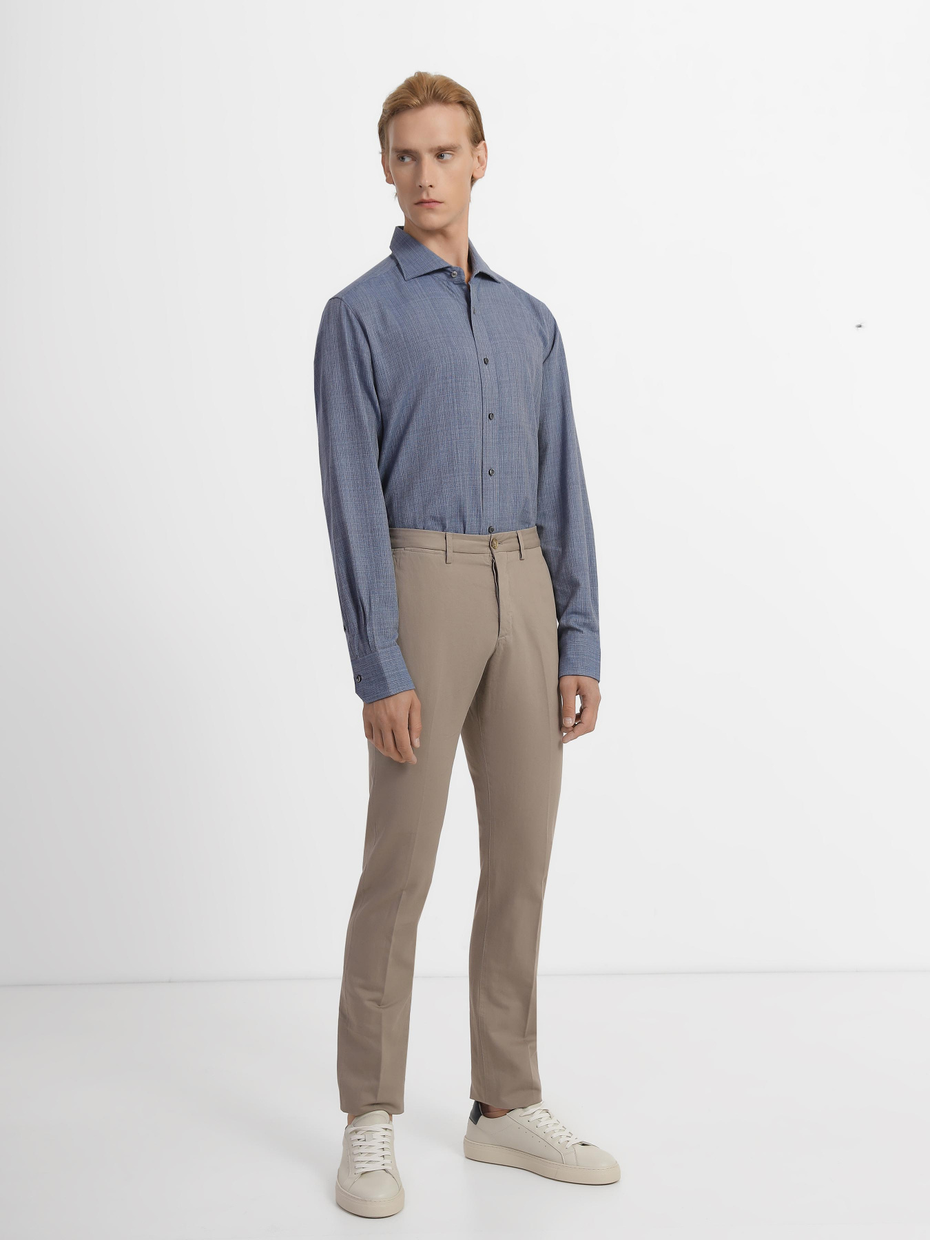 Брюки классические Zegna модель TR8635_Бежевий Фото