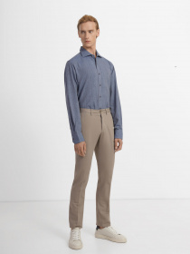 Классические штаны Zegna модель TR8635_Бежевий Фото