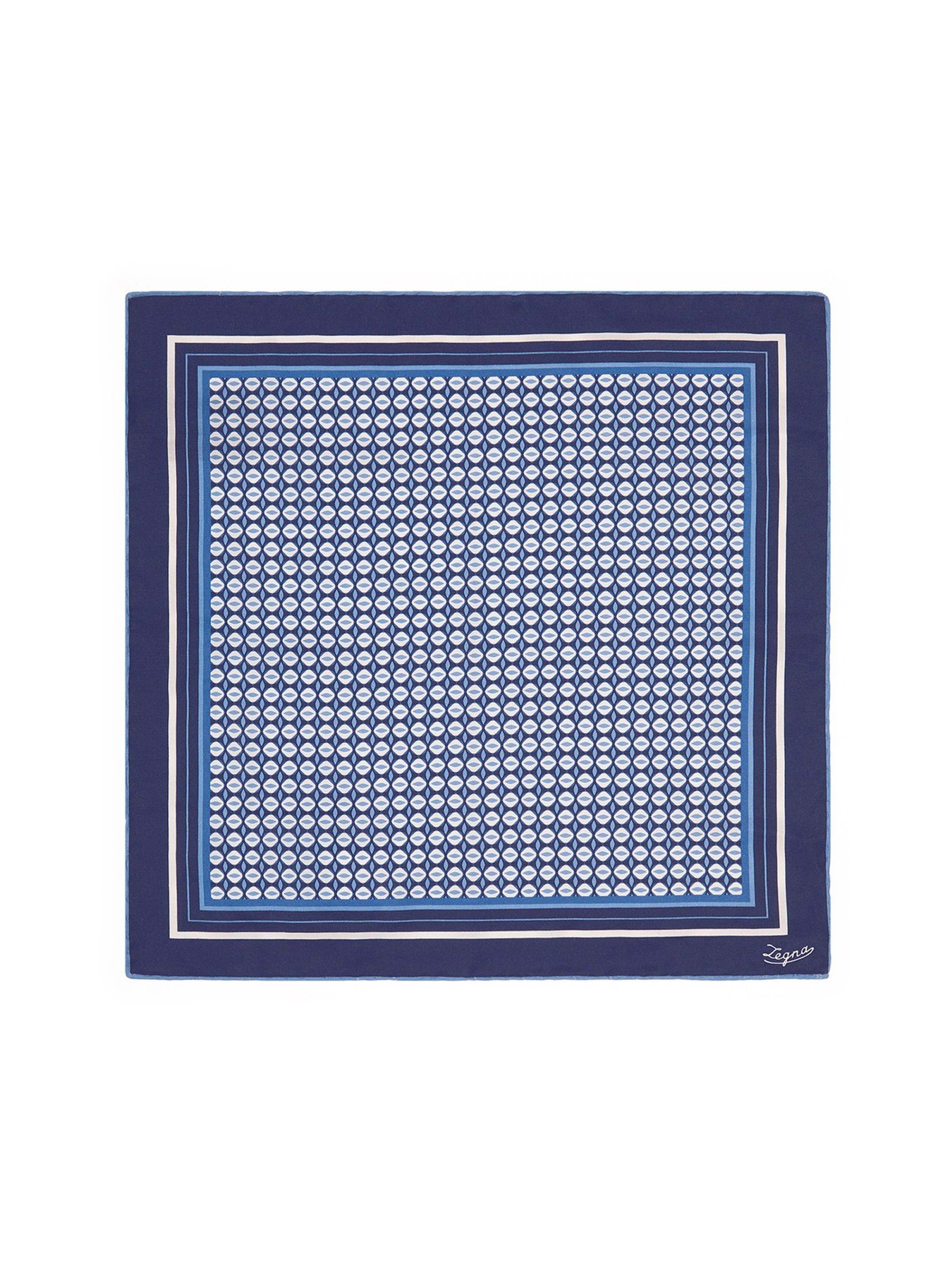 Платок Zegna модель AC309313_Синій Фото