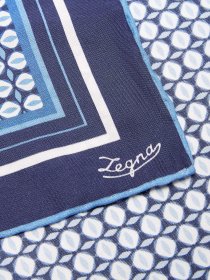 Платок Zegna модель AC309313_Синій Фото